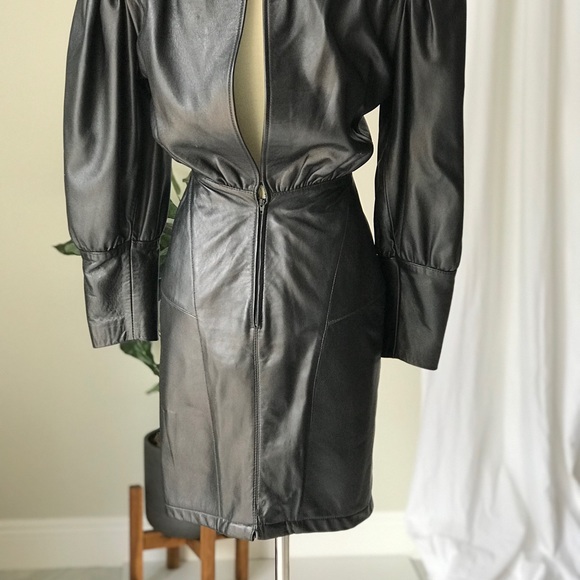 VTG Michael Hoban For North Beach Leather Dress - Picture 7 of 14